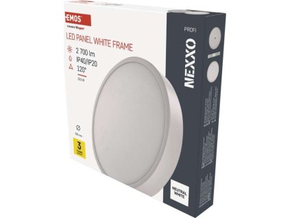 LED přisazené svítidlo NEXXO, kruhové, bílé, 28,5W, neutrální bílá