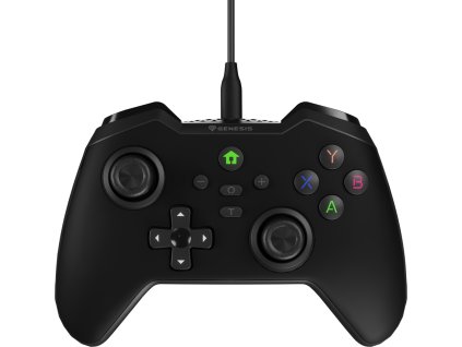 Drátový gamepad Genesis MANGAN 300, pro PC/Switch/Mobil, černý