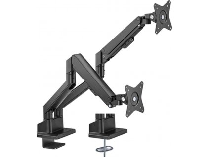 Držák monitoru Brateck LDT62-C024 dvě ramena vedle sebe plynová vzpěra