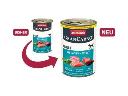 GRANCARNO Adult - s lososem a špenátem 400 g