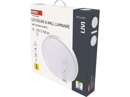 LED svítidlo LIVI 50 cm, 45 W, teplá-studená bílá, stmívatelné s ovladačem