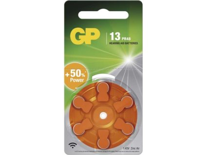 Baterie do naslouchadel GP ZA13 (PR48), 6 ks