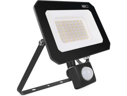 LED reflektor SIMPO s pohybovým čidlem, 50 W, černý, neutrální bílá