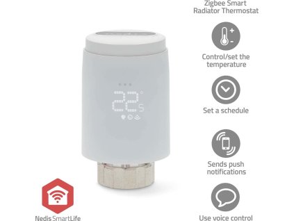Řízení Radiátorů SmartLife | Zigbee 3.0 | Napájení z baterie | LED | Android™ / IOS