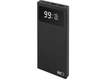 Powerbanka EMOS BetaQ 10, 10 000 mAh, 22,5 W, černá