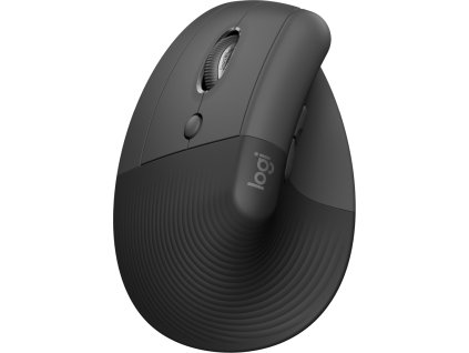 LOGITECH Lift For Business/Ergonomická/Optická/Pro leváky/4 000 DPI/USB+BT/Grafitová