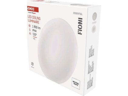 LED přisazené svítidlo FIONI, kruhové bílé 18W neutrální b., IP44