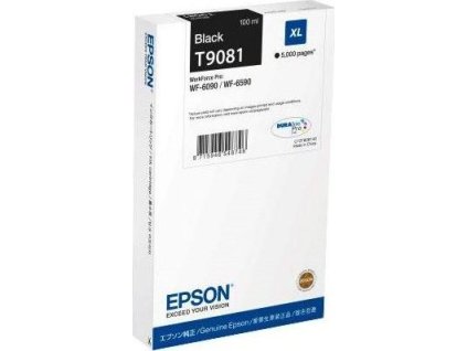 Epson inkoustová náplň/ C13T908140/ Workforce/ WF-6090DW/ 6590/ XL Černá
