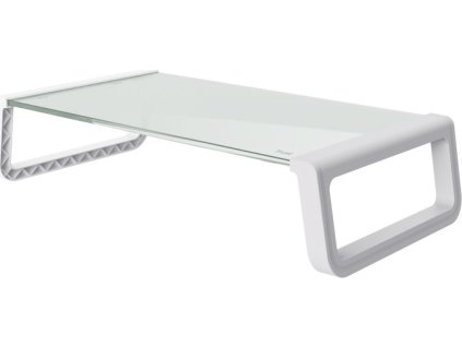 TRUST MONTA GLASS MONITOR STAND WHT