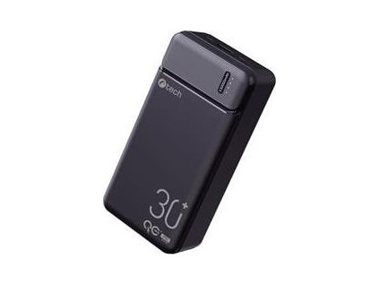 Powerbanka C-tech 30000mAh, Li-Pol, 20W, USB-C/USB-A/micro USB