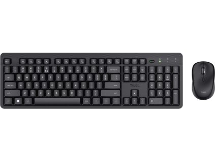 Trust Ody II/Bezdrátová USB/CZ-SK layout/Černá