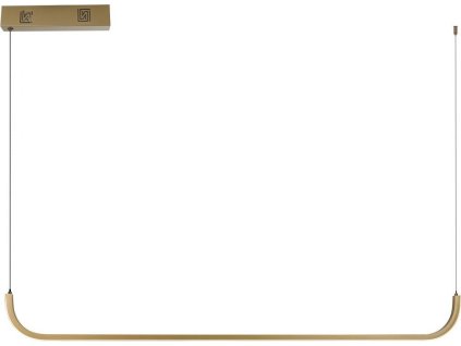 IMMAX NEO PATTINI SMART závěsné svítidlo 120cm 26W 1820lm zlaté Zigbee 3.0, TUYA