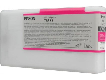 Epson inkoustová náplň/ C13T653300/ StylusPro4900/ Vivid Magenta/ 200ml