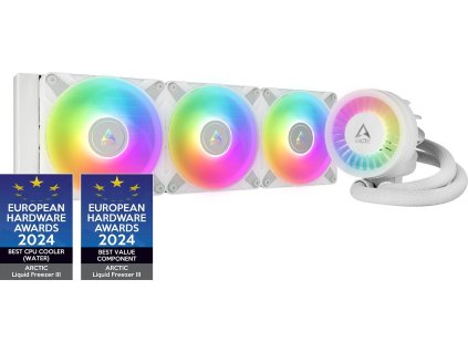 ARCTIC Liquid Freezer III - 360 A-RGB (White) : All-in-One CPU Water Cooler with 360mm radiator and