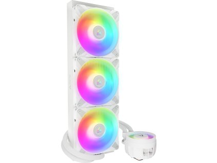 ARCTIC Liquid Freezer III - 420 A-RGB (White) : All-in-One CPU Water Cooler with 420mm radiator and