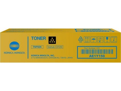 Konica Minolta TNP92K,Toner černý, pro bizhub C3120i, 6000 stran