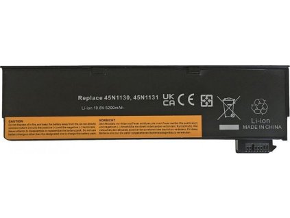 TRX baterie Lenovo/ IBM/ 5200 mAh/ ThinkPad L450/L460/L470/P50s/T440/T450/T460/T470p/T550/T560/W550s/X240 /neoriginální