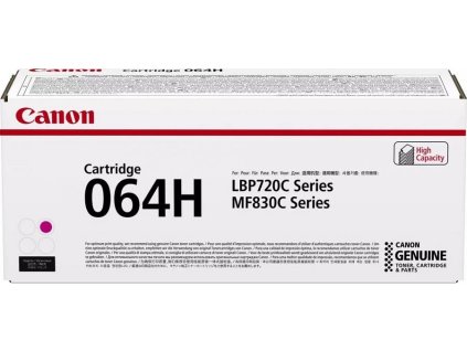 Canon originální toner CRG-064 H M, magenta, 10400str., 4934C001, high capacity, Canon i-SENSYS MF832Cdw