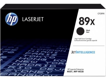 HP toner 89X (černý, 10 000str.) pro HP LaserJet Enterprise M507, M528