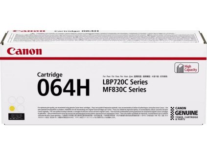 Canon originální toner CRG-064 H Y, yellow, 10400str., 4932C001, high capacity, Canon i-SENSYS MF832Cdw