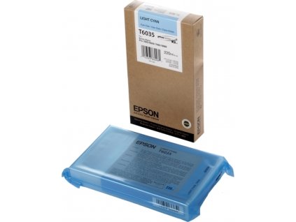 Epson inkoustová náplň/ C13T603500/ StylusPro7800/ 7880/ 9800/ 9880/ Světlá azurová/ 220ml