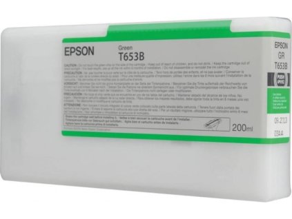 Epson inkoustová náplň/ C13T653B00/ StylusPro4900/ Zelená/ 200ml