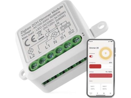 GoSmart modul stmívací IP-2112DZ, ZigBee, 2-kanálový