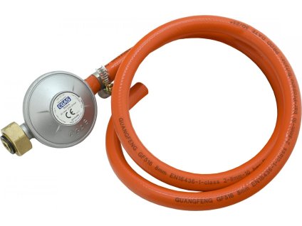 Plynový regulátor tlaku 30mbar EN16129 - sada 0,9m hadice