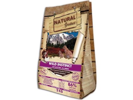 Natural Greatness Cat Wild Instinct Baby&Kitten /kuře,krůta/ 2 kg