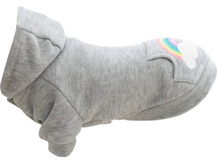 Mikina s kapucí RAINBOW FALLS šedá