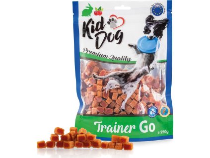 KIDDOG TRAINER GO mini kostičky s králíkem a brusinkami 250 g