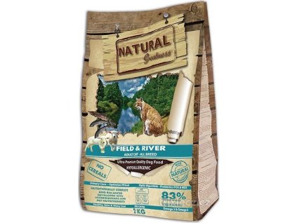 Natural Greatness Field,River Cat Recipe /losos,jehně/ 600 g