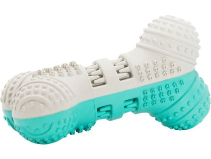 Dentální péče mátová kost 10 cm, dvoubarevná, HipHop Dog