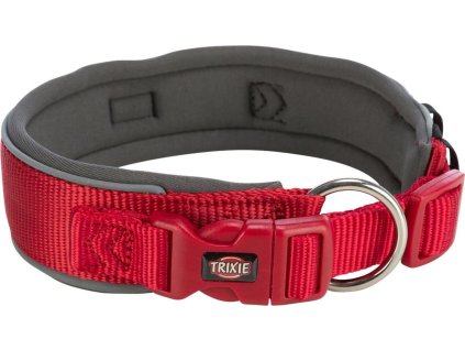 PREMIUM obojek extra široký, červená/grafit