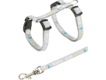 Postroj pro koťata KITTY CAT 21-33 cm/8 mm/1,20 m