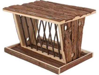 Jesličky na seno 40 x 22 x 30 cm, samostatně stojící, přírodní dřevo