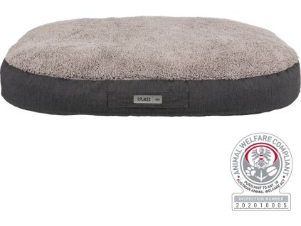 Ortopedický polštář BENDSON Vital, oválný, 80 x 55 cm, tmavě šedá/světle šedá