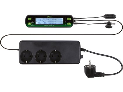Digitální termostat/hydrostat, tři okruhy 16x4 cm