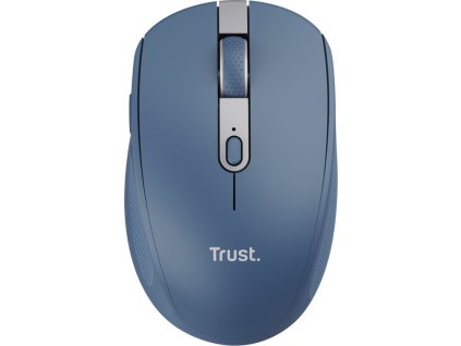 Trust Ozaa/Kancelářská/Optická/Pro praváky/3 200 DPI/USB+BT/Modrá