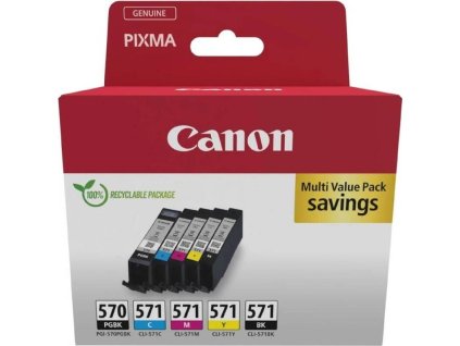 Canon multipack inkoustových náplní PGI-570/CLI-571 PGBK/C/M/Y/BK MULTI