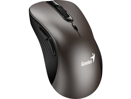 Genius Ergo 8100S/Ergonomická/Optická/Pro praváky/1 600 DPI/Bezdrátová USB/Champagne Titanium