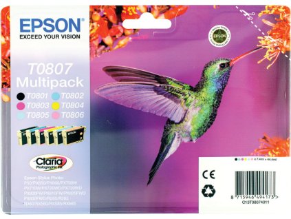 CLARIA  6 Ink Multipack R265/360, RX560 (T0807)