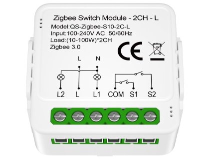 IMMAX NEO SMART kontroler (L) V8 2-tlačítkový Zigbee 3.0, TUYA
