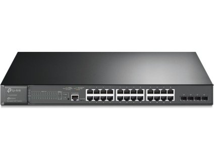 TP-Link TL-SG3428MP - JetStream 24-PoE+ port Gigabit 384W L2+ Managed Switch/ 4x Gigabit SFP Sloty