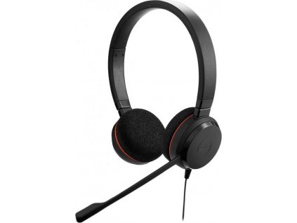 Jabra Evolve 20/Stereo/USB/Drát/MS/Černá
