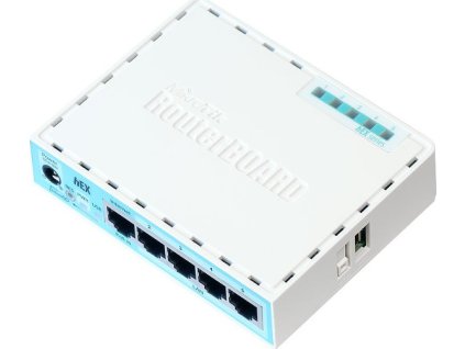 MikroTik RouterBOARD RB750Gr3 hEX, 2x 880 MHz, 256 MB RAM, 5x GbE, L4