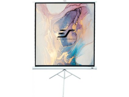 ELITE SCREENS plátno mobilní trojnožka 85" (215,9cm)/ 1:1/ 152,4×152,4cm/ gain 1.1/ case bílý