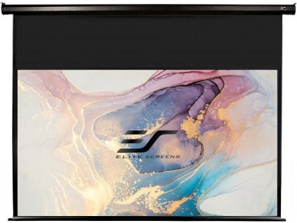 ELITE SCREENS plátno elektrické motorové 135" (342,9cm)/ 16:9/ 168,1×299cm/ gain 1.1/ case černý/ 24" drop