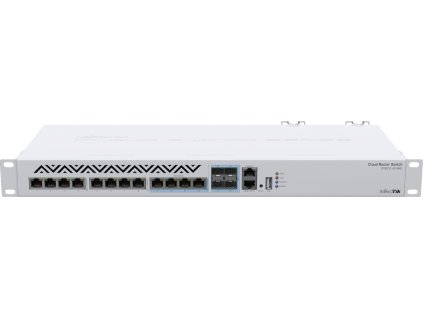 MikroTik Cloud Router Switch CRS312-4C+8XG-RM, 8x GbE, 4x 10 GbE/SFP+, USB, SwOS, ROS, L5