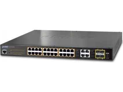Planet GS-4210-24PL4C L2 switch, 28x1Gb, 4x1Gb SFP, 24x PoE 802.3at 430W